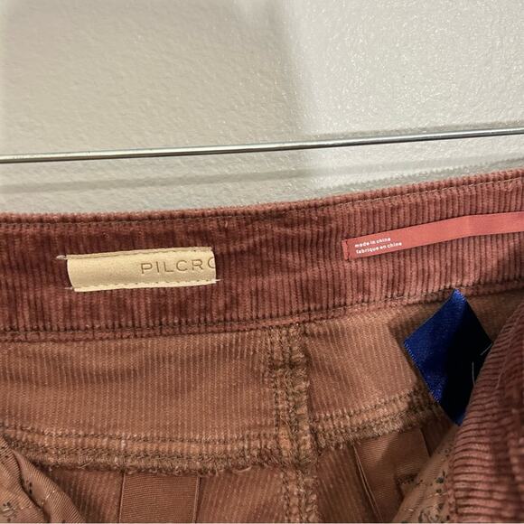 Pilcro Yaya Mid-Rise Crop Flare Corduroy Jeans Size 27 - Picture 11 of 13